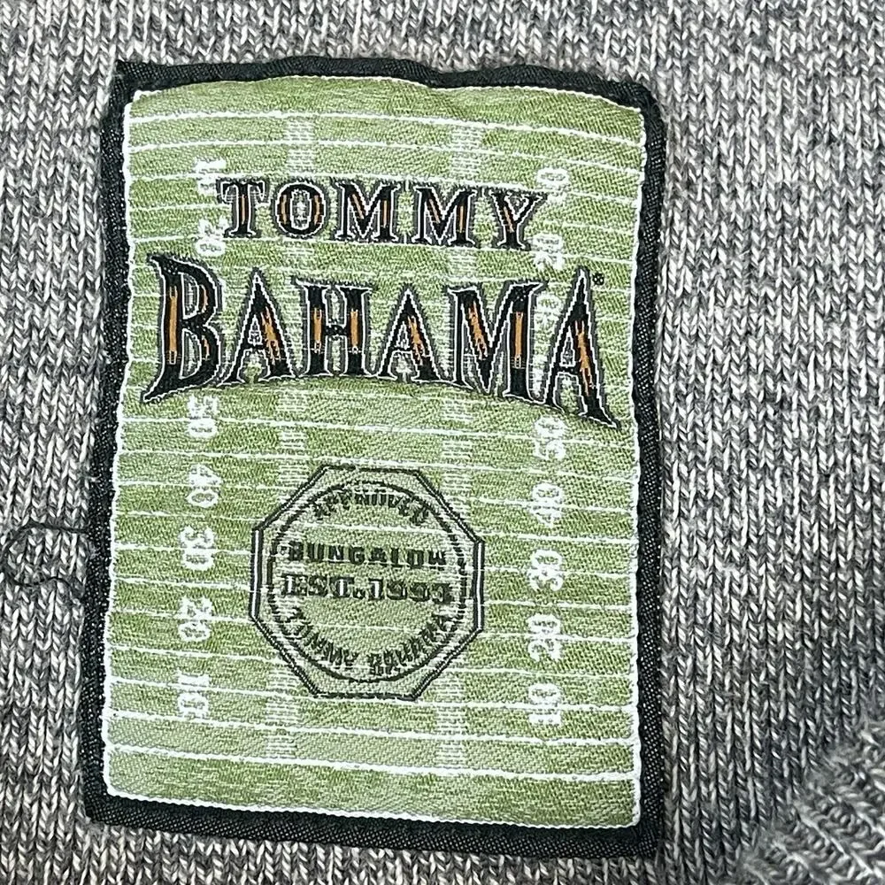 Tommy Bahama Sweatshirt Mens XL Gray Denver Broncos NFL Long‎ Sleeve Knit